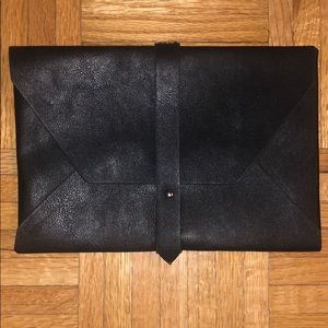 FOREVER21 Faux Leather Envelope Clutch